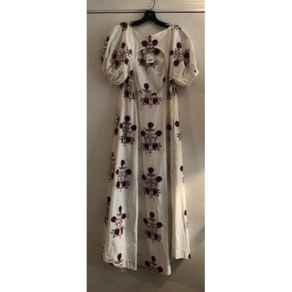 NWT $298 FREE PEOPLE CACTUS FLOWER EMBROIDERED MIDI / MAXI DRESS  SIZE SMALL - Picture 6 of 8